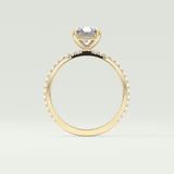 2.0 CT Radiant Cut Pave Lab-Grown Diamond Engagement Ring 6