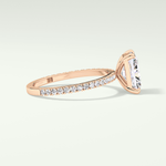 2.0 CT Radiant Cut Pave Lab-Grown Diamond Engagement Ring 9