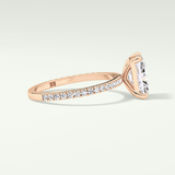 2.0 CT Radiant Cut Pave Lab-Grown Diamond Engagement Ring 9