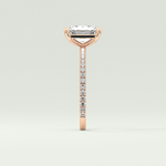 2.0 CT Radiant Cut Pave Lab-Grown Diamond Engagement Ring 10