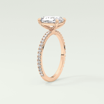 2.0 CT Radiant Cut Pave Lab-Grown Diamond Engagement Ring 11
