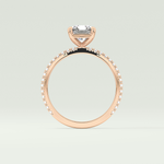 2.0 CT Radiant Cut Pave Lab-Grown Diamond Engagement Ring 12