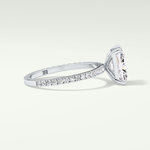 2.0 CT Radiant Cut Pave Lab-Grown Diamond Engagement Ring 15