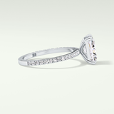 2.0 CT Radiant Cut Pave Lab-Grown Diamond Engagement Ring 15