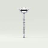 2.0 CT Radiant Cut Pave Lab-Grown Diamond Engagement Ring 16