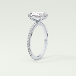 2.0 CT Radiant Cut Pave Lab-Grown Diamond Engagement Ring 17