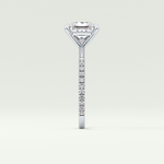 2.0 CT Princess Cut Pave Lab-Grown Diamond Engagement Ring 22