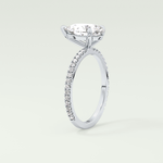 2.0 CT Pear Cut Pave Lab-Grown Diamond Engagement Ring 17