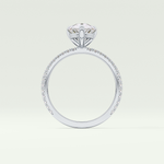 2.0 CT Pear Cut Pave Lab-Grown Diamond Engagement Ring 18