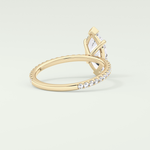 1.5 CT Marquise Cut Pave Lab-Grown Diamond Engagement Ring 2