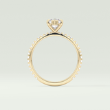 1.5 CT Marquise Cut Pave Lab-Grown Diamond Engagement Ring 6