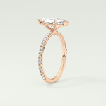 1.5 CT Marquise Cut Pave Lab-Grown Diamond Engagement Ring 11