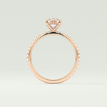 1.5 CT Marquise Cut Pave Lab-Grown Diamond Engagement Ring 12