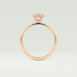 1.5 CT Marquise Cut Pave Lab-Grown Diamond Engagement Ring 12