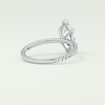 1.5 CT Marquise Cut Pave Lab-Grown Diamond Engagement Ring 14