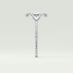 1.5 CT Marquise Cut Pave Lab-Grown Diamond Engagement Ring 16