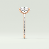 2.0 CT Oval Cut Pave & Hidden Halo Lab-Grown Diamond Engagement Ring 10