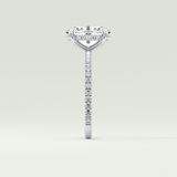 2.0 CT Oval Cut Pave & Hidden Halo Lab-Grown Diamond Engagement Ring 16