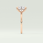 2.0 CT Oval Cut Hidden Halo Lab-Grown Diamond Engagement Ring 10