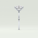 2.0 CT Oval Cut Hidden Halo Lab-Grown Diamond Engagement Ring 16