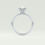 2.0 CT Oval Cut Hidden Halo Lab-Grown Diamond Engagement Ring 18