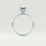 2.0 CT Emerald Cut Hidden Halo Lab-Grown Diamond Engagement Ring 18