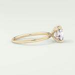 2.0 CT Cushion Cut Hidden Halo Lab-Grown Engagement Ring 3