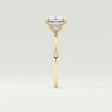 2.0 CT Cushion Cut Hidden Halo Lab-Grown Engagement Ring 4