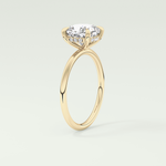 2.0 CT Cushion Cut Hidden Halo Lab-Grown Engagement Ring 5