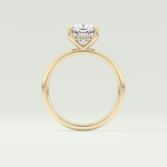 2.0 CT Cushion Cut Hidden Halo Lab-Grown Engagement Ring 6