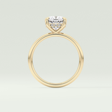 2.0 CT Cushion Cut Hidden Halo Lab-Grown Engagement Ring 6