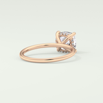 2.0 CT Cushion Cut Hidden Halo Lab-Grown Engagement Ring 8