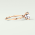 2.0 CT Cushion Cut Hidden Halo Lab-Grown Engagement Ring 9