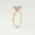 2.0 CT Cushion Cut Hidden Halo Lab-Grown Engagement Ring 11