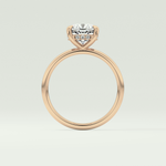 2.0 CT Cushion Cut Hidden Halo Lab-Grown Engagement Ring 12