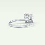2.0 CT Cushion Cut Hidden Halo Lab-Grown Engagement Ring 14