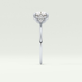 2.0 CT Cushion Cut Hidden Halo Lab-Grown Engagement Ring 16