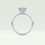 2.0 CT Cushion Cut Hidden Halo Lab-Grown Engagement Ring 18