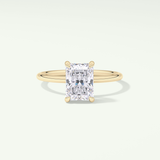 2.0 CT Radiant Cut Hidden Halo Lab-Grown Diamond Engagement Ring 1