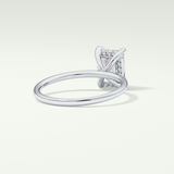 2.0 CT Radiant Cut Hidden Halo Lab-Grown Diamond Engagement Ring 14
