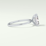 2.0 CT Radiant Cut Hidden Halo Lab-Grown Diamond Engagement Ring 15