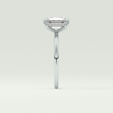 2.0 CT Radiant Cut Hidden Halo Lab-Grown Diamond Engagement Ring 16