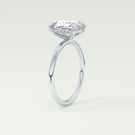 2.0 CT Radiant Cut Hidden Halo Lab-Grown Diamond Engagement Ring 17