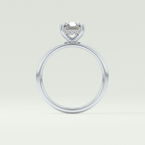 2.0 CT Radiant Cut Hidden Halo Lab-Grown Diamond Engagement Ring 18