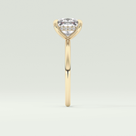 2.0 CT Princess Cut Hidden Halo Lab-Grown Diamond Engagement Ring 4