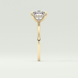2.0 CT Princess Cut Hidden Halo Lab-Grown Diamond Engagement Ring 4