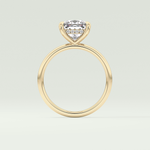 2.0 CT Princess Cut Hidden Halo Lab-Grown Diamond Engagement Ring 6
