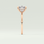 2.0 CT Princess Cut Hidden Halo Lab-Grown Diamond Engagement Ring 10