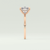 2.0 CT Princess Cut Hidden Halo Lab-Grown Diamond Engagement Ring 10