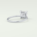 2.0 CT Princess Cut Hidden Halo Lab-Grown Diamond Engagement Ring 14